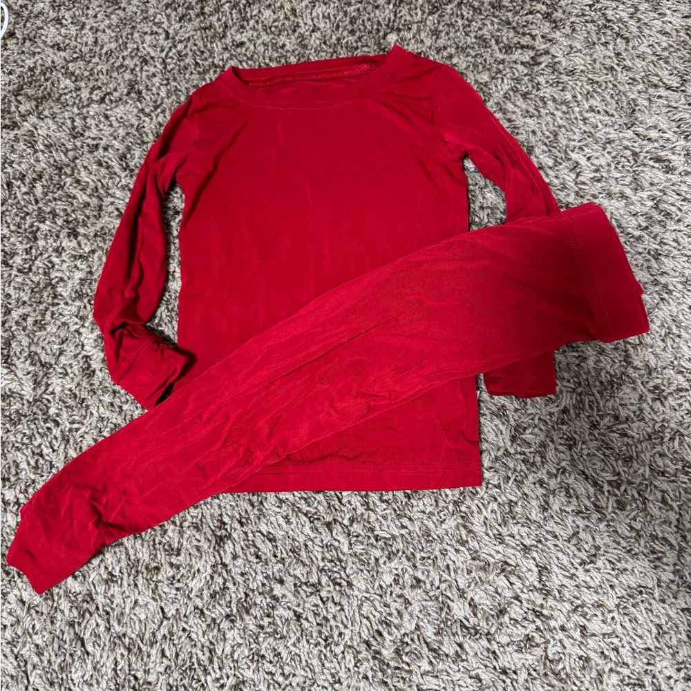Little Sleepies Red Two Piece 2T
